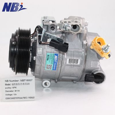 100% δοκιμασμένος Ford Explorer Sport Auto AC συμπιεστής 3.5L Turbo DA8Z19703A/FB53-19D629 6PK 12